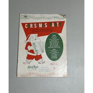 Christmas Party For Accordion Alfred Music Co. & Robert Lane Holiday Sheet Music